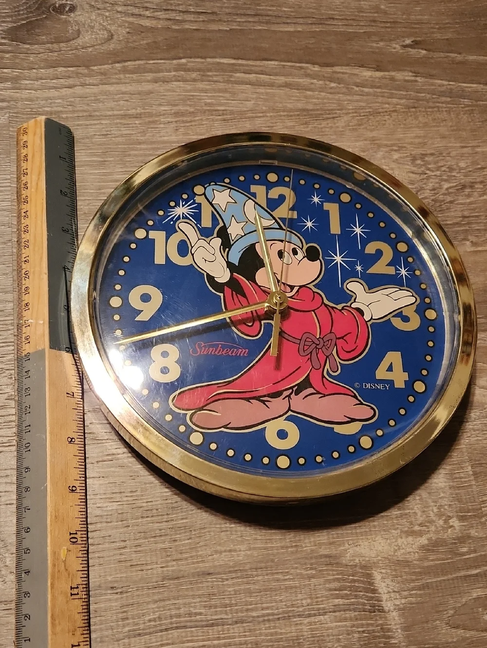 Disney Mickey Sorcerer Wall Clock